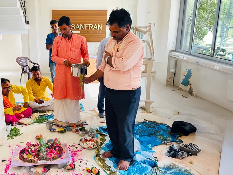 Pooja at Sanfran Sarovar Heights Jhansi (21-07-2022)